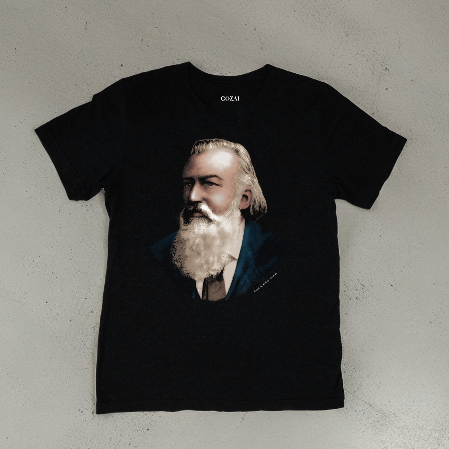 “BRAHMS” ColorHalftone Short Sleeve T-Shirts